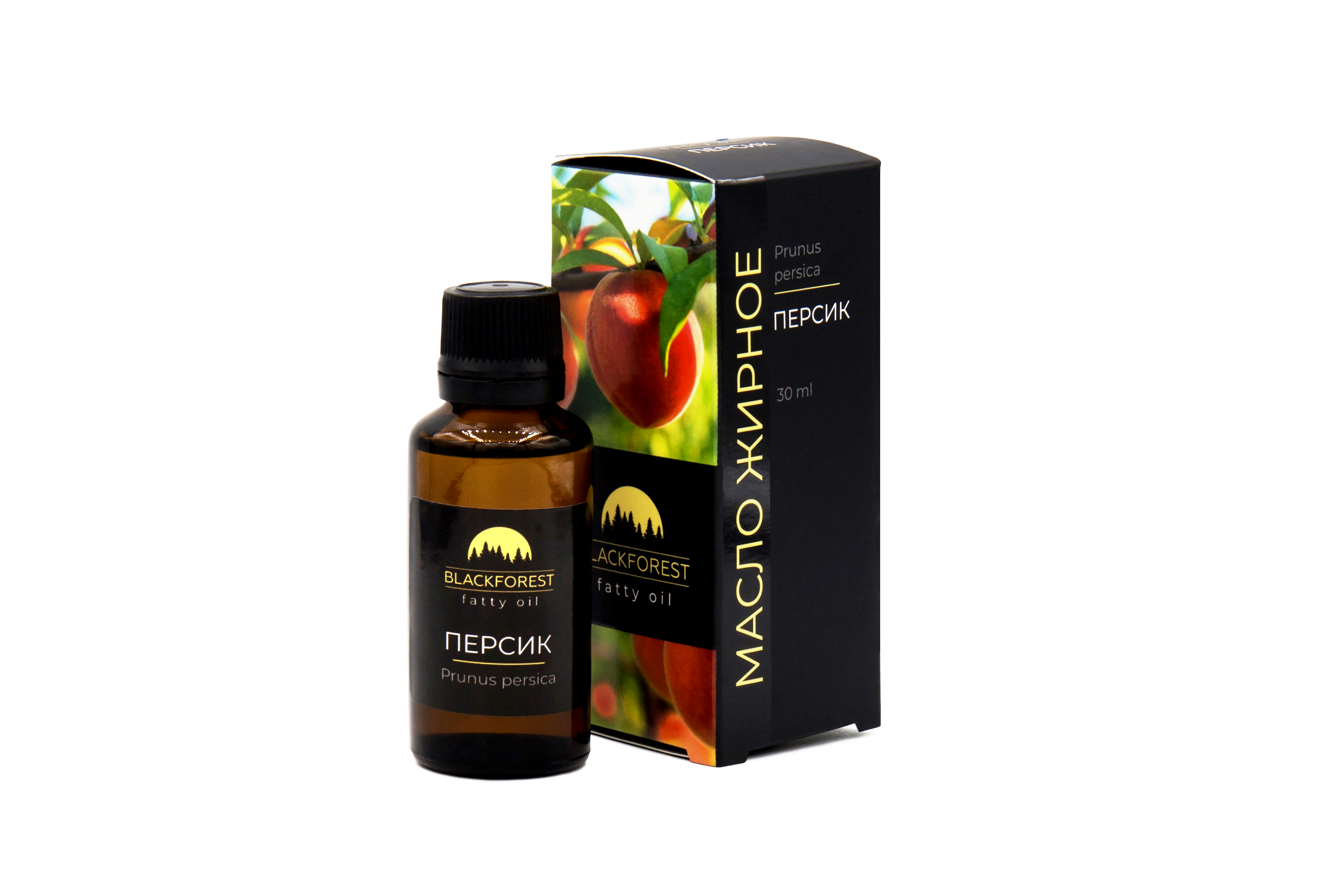 Масло косметическое жирное BLACKFOREST "Персик", 30 мл