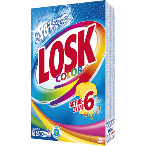 Стиральный порошок Losk Колор (3 стирки), 450 г