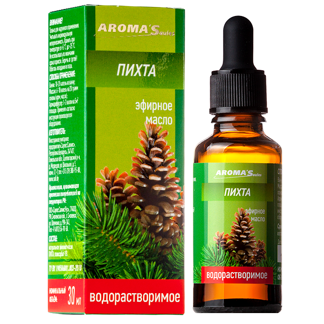 ПИХТА масло  эфирное водорастворимое, 30 мл