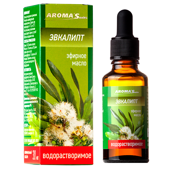 ЭВКАЛИПТ масло  эфирное водорастворимое, 30 мл