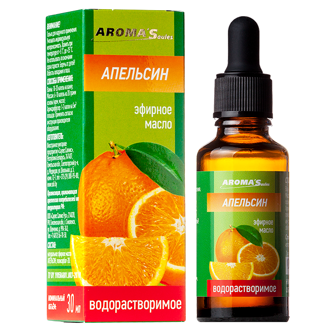 АПЕЛЬСИН масло  эфирное водорастворимое, 30 мл