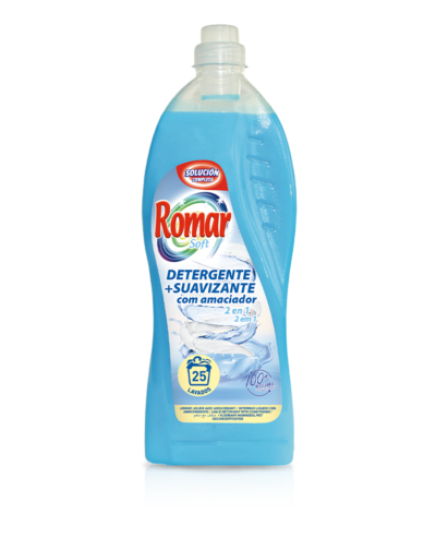 ROMAR Жидкое моющее средство для стирки белья + кондиционер 2 в 1, 1500мл