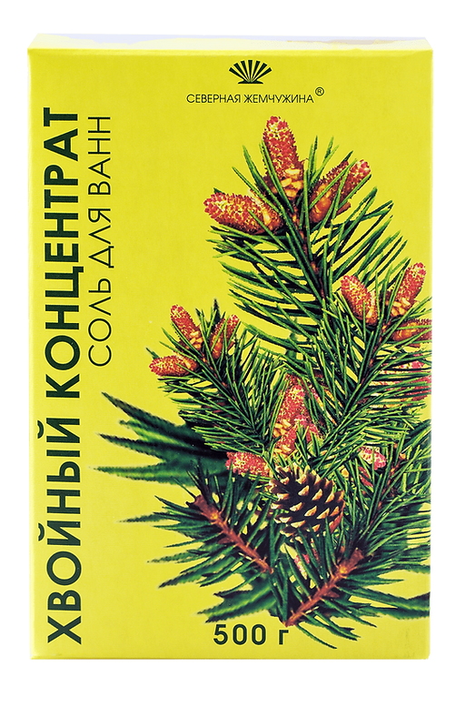 Соль д/ванн Хвойный концентрат (пачка), 500г