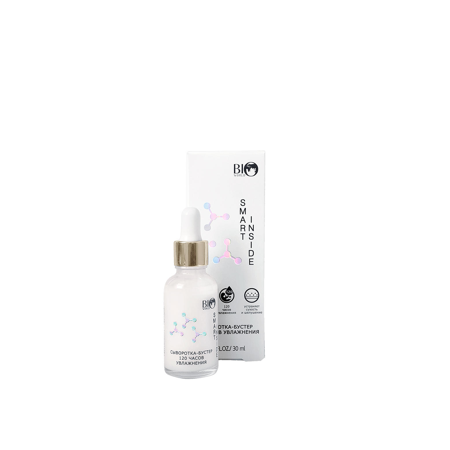 Bio World Сыворотка-бустер 120 часов увлажнения, 30 мл, 4812547002098