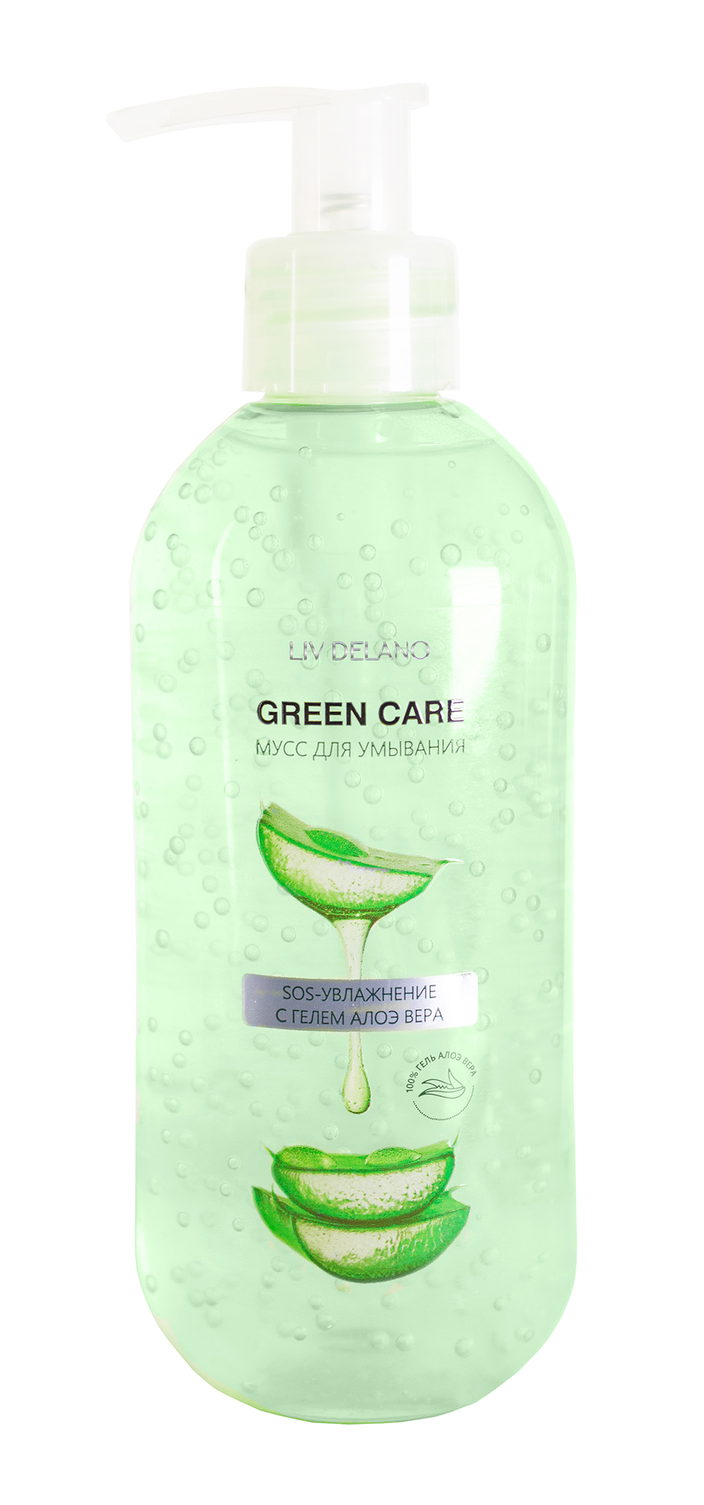 Мусс для умывания SOS-увлажнение с гелем Алоэ Вера, 200 мл