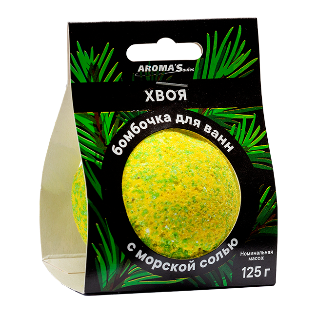 Бомбочка для ванн "Хвоя", 125 гр