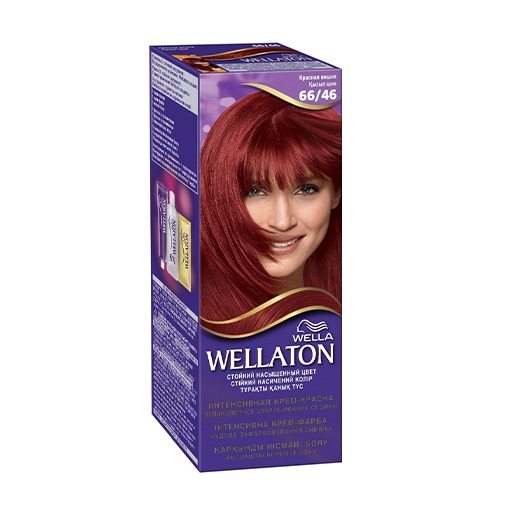 Веллатон / Wellaton Intense - Крем-краска для волос тон 66/46 
