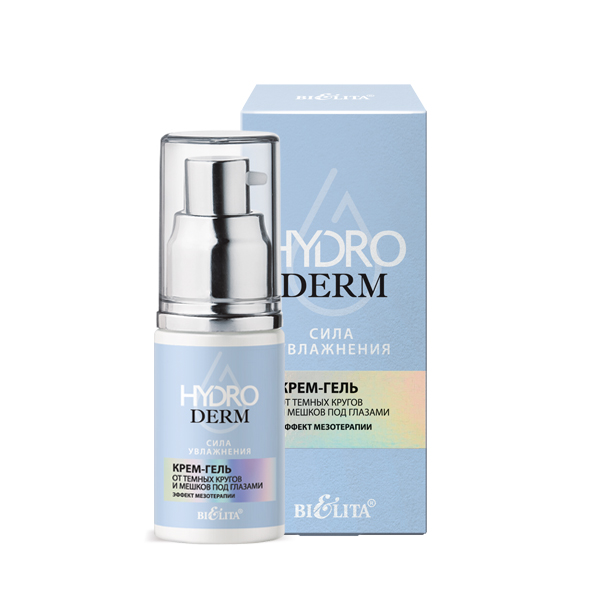 Крем-гель от темных кругов и мешков под глазами "Эффект мезотерапии" (30мл HydroDERM. Сила Увлажн)