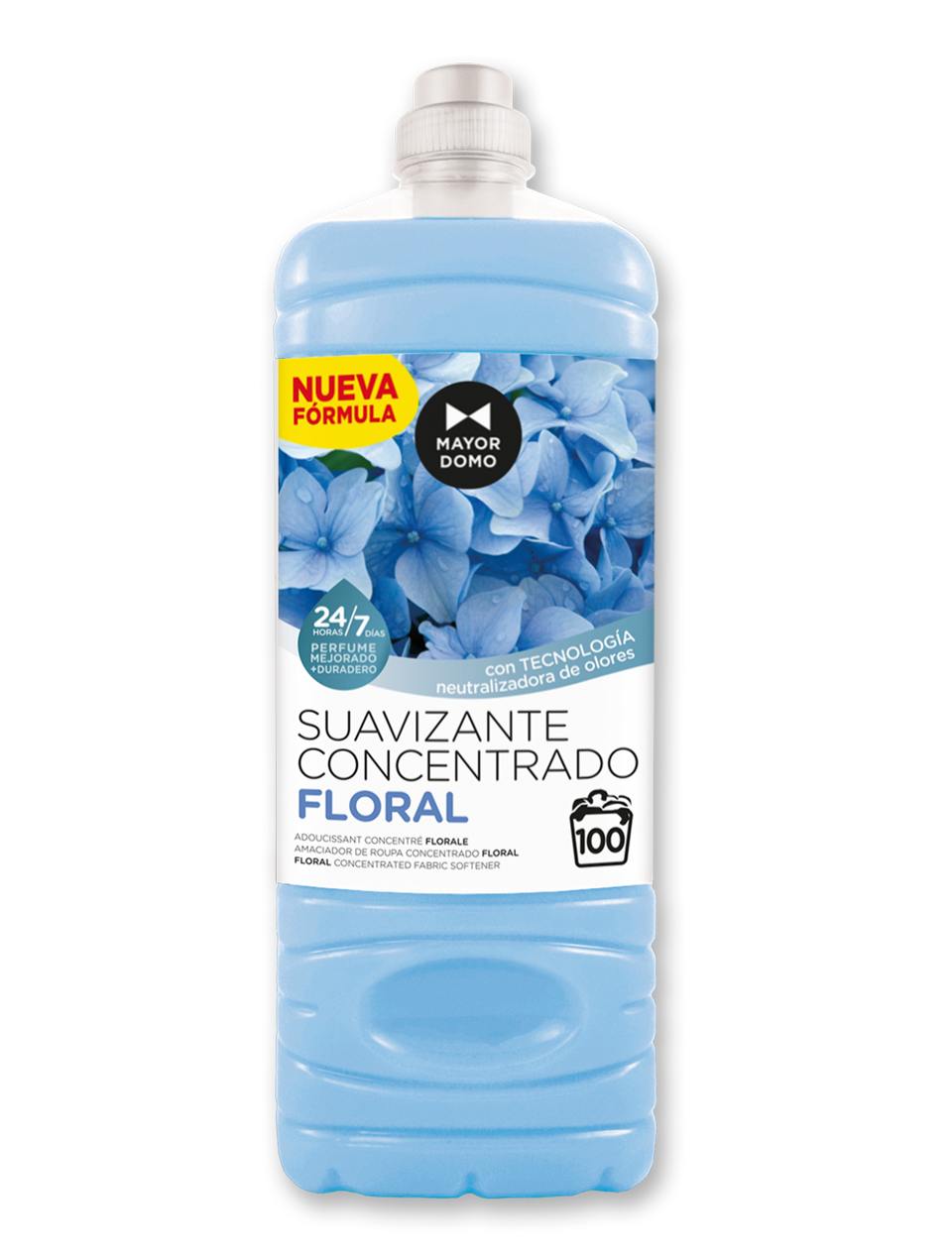 MAYORDOMO Концентрированный кондиционер для белья ЦВЕТОЧНЫЙ / FLORAL CONCENTRATED FABRIC SOFTENER, 2л