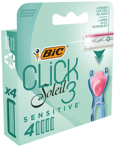 Сменные кассеты женские БИК КЛИК 3 СЕН Б4