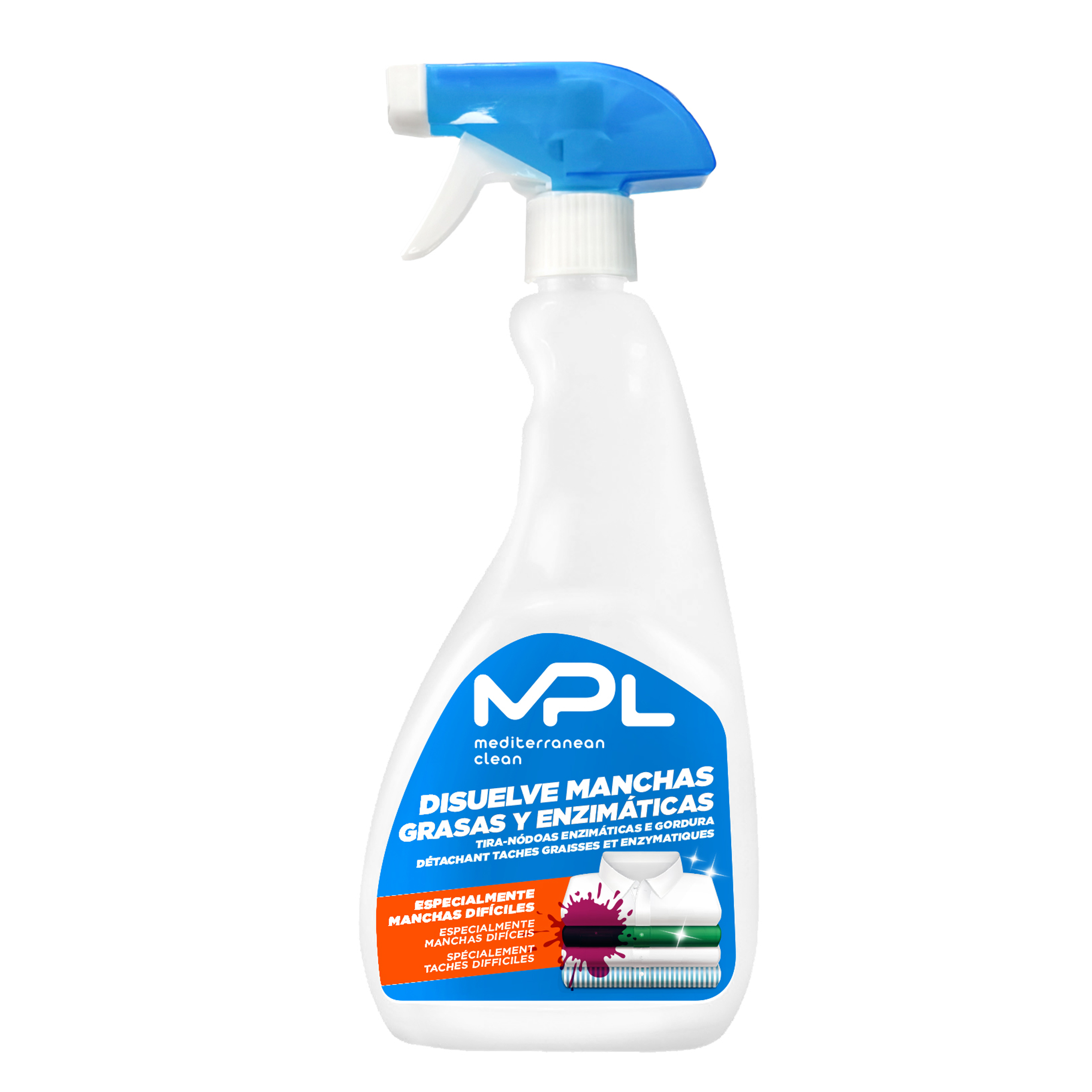 MPL Пятновыводитель для застарелых жирных и белковых пятен, 750мл