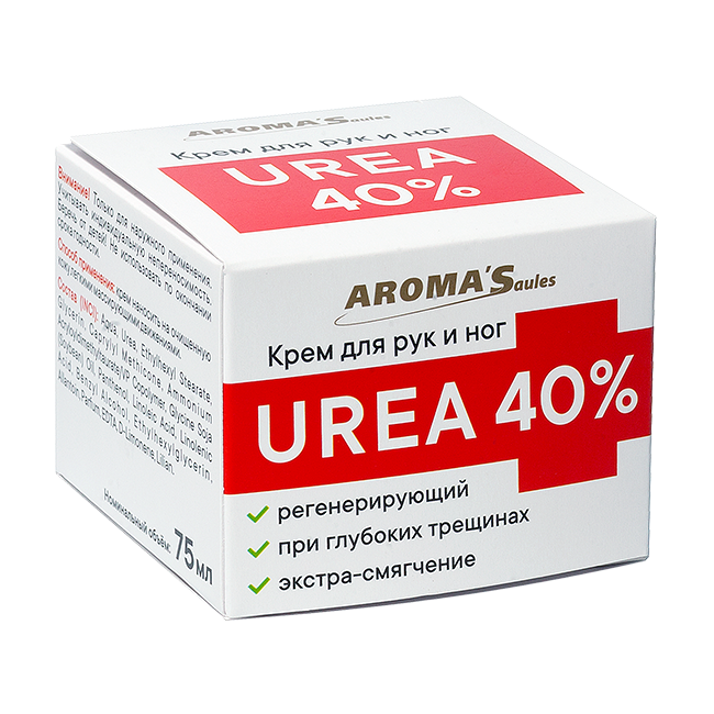 Регенерирующий крем для тела "UREA 40%", 75 мл