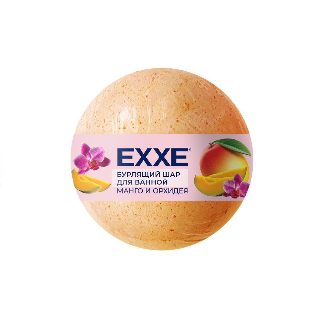EXXE Бурлящий шар для ванной "Манго и орхидея", 120г