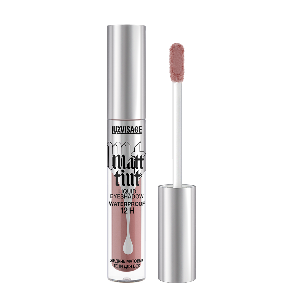 Жидкие матовые тени для век LUXVISAGE Matt tint waterproof 12H 3 г 106 тон