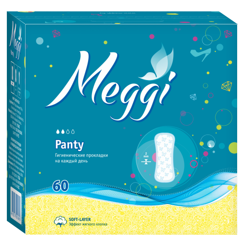 Гиг.прокладки    Панти 60   Арт.MEG 406
