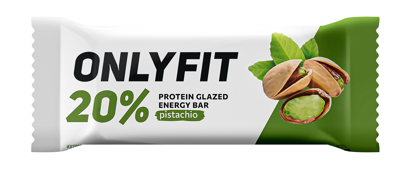 Батончик глазир "Фисташка", тм Onlyfit, 40г