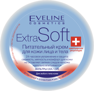 EVL Питательный крем для кожи лица и тела для любого типа кожи серии EXTRA SOFT, 200 мл