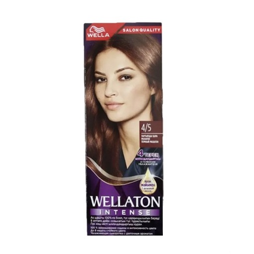 Веллатон / Wellaton Intense - Крем-краска для волос тон 4/5