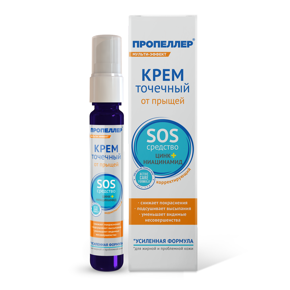 ПРП Крем точечный от прыщей, 25мл