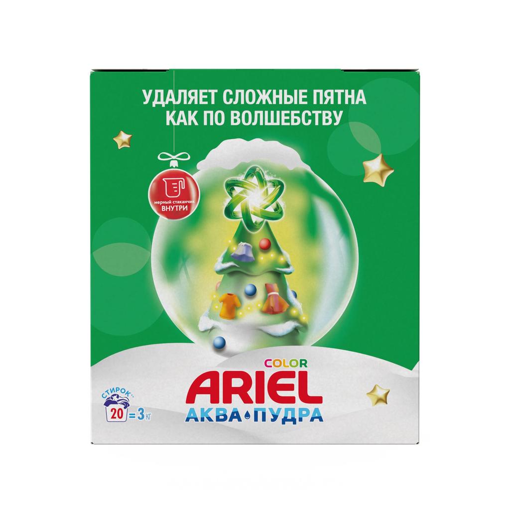Стиральный порошок с мерным стаканчиком Ariel Color 3 кг