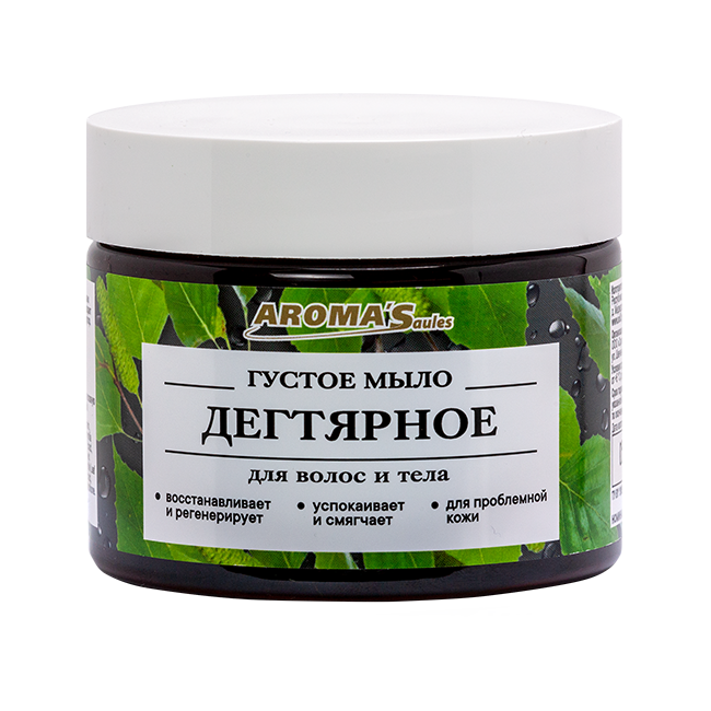 Густое мыло для тела и волос "Дегтярное", 250 мл