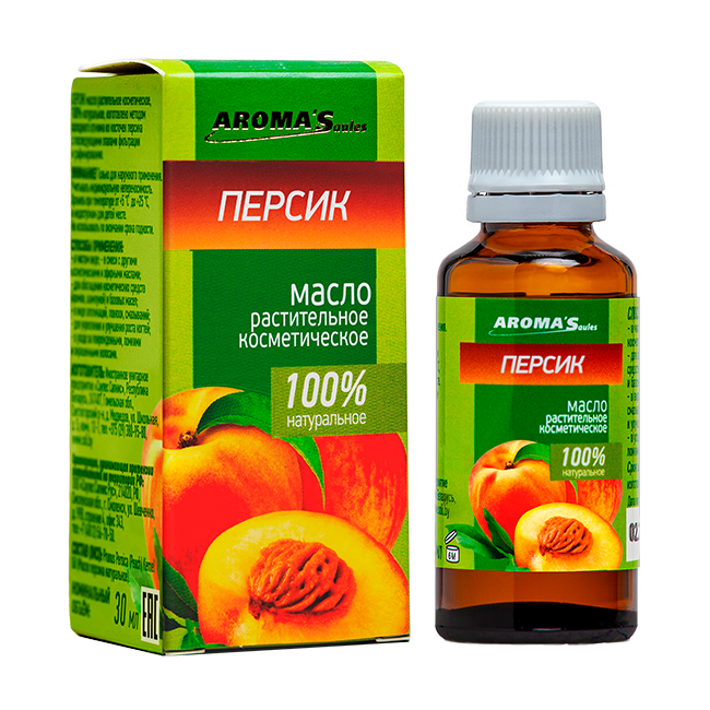 Масло растительное косметическое  Персик, 30 мл