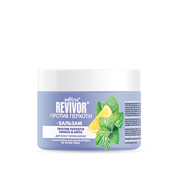 Бальзам против перхоти Лимон&Мята для всех типов волос (300мл Revivor против перхоти)