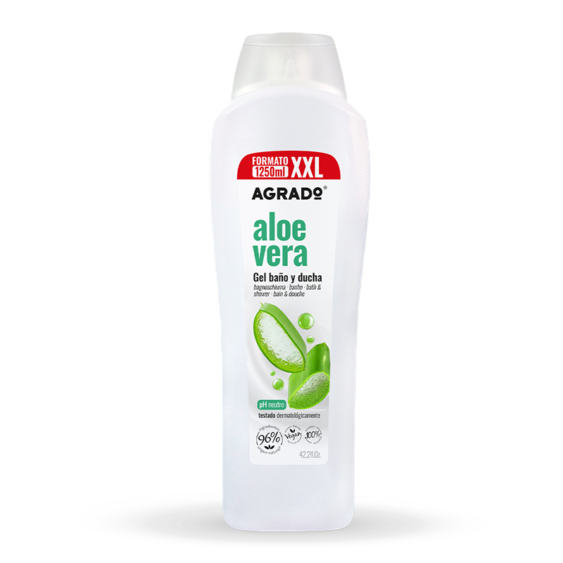 AGRADO Гель для ванны и душа Алоэ Вера / Aloe Vera Bath & Shower Gel, 1250мл