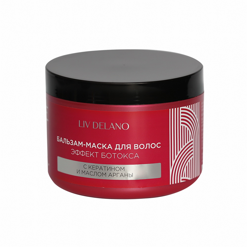 Бальзам - маска для волос  ЭФФЕКТ БОТОКСА с кератином и маслом арганы, 500 мл
