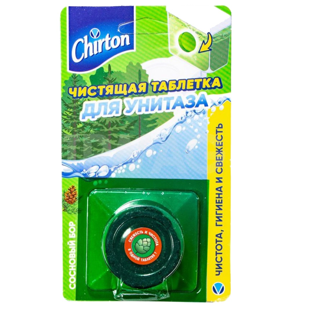 Чистящая таблетка для унитаза Чиртон "Сосновый Бор" 50гр.