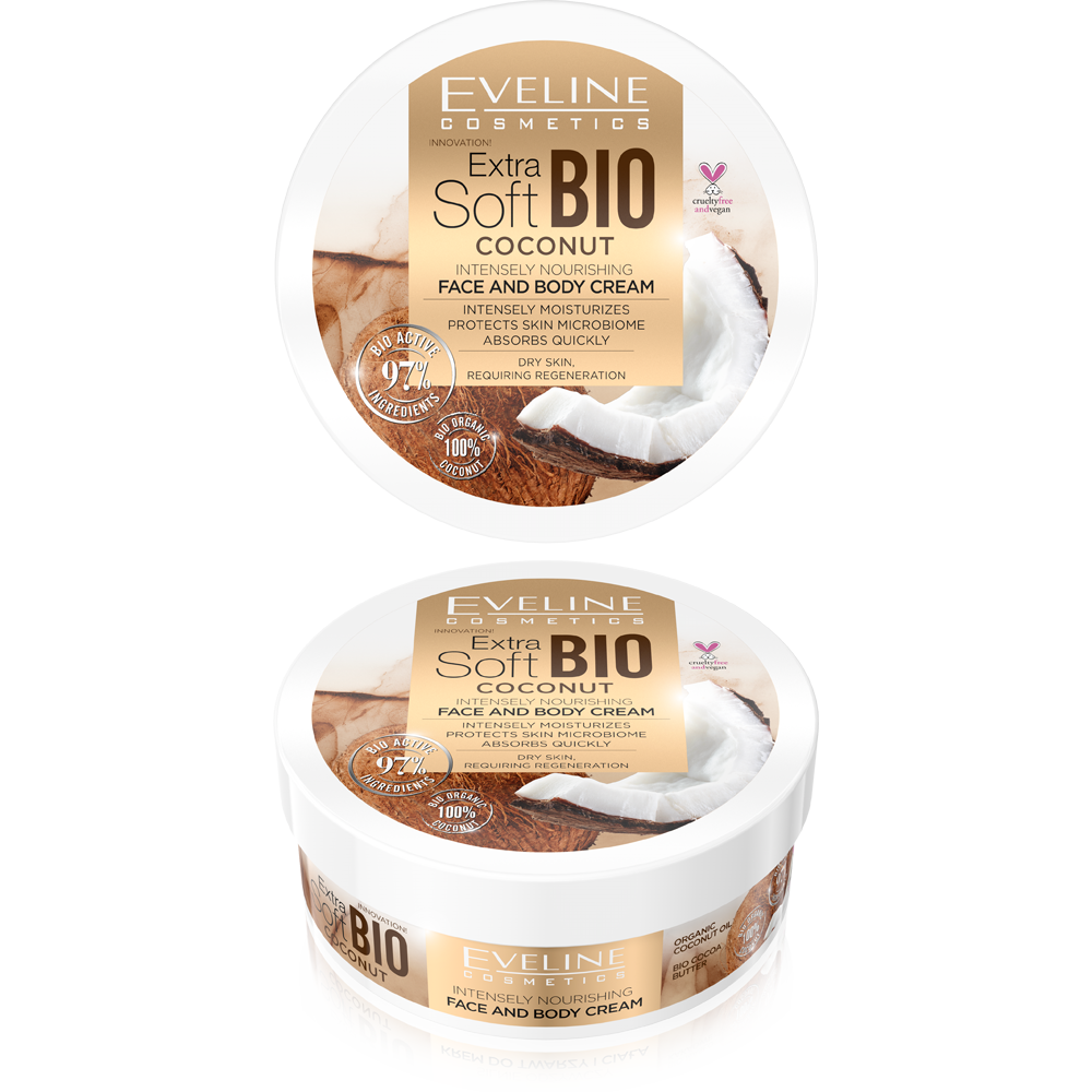 EVL Интенсивно питательный крем для лица и тела серии Extra soft bio, 200мл