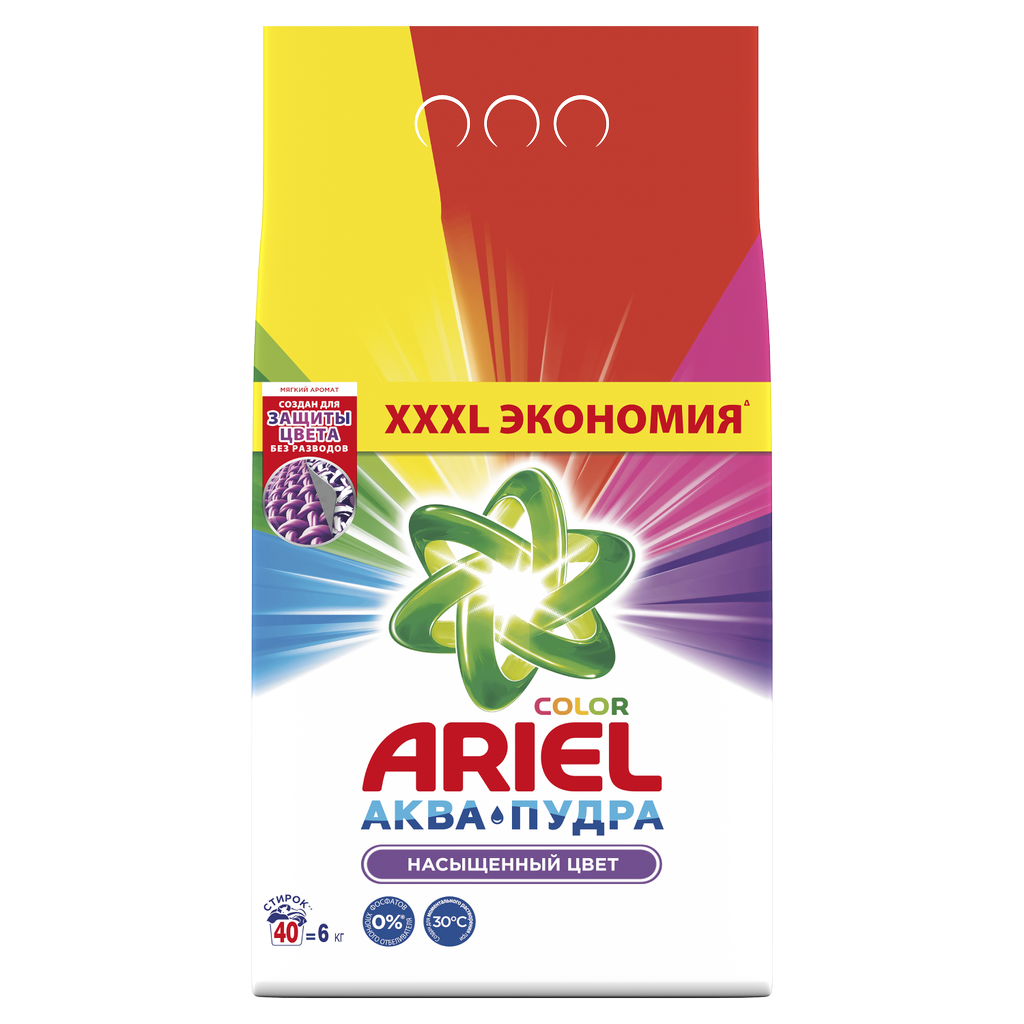 Стиральный порошок Ariel Color 6 кг