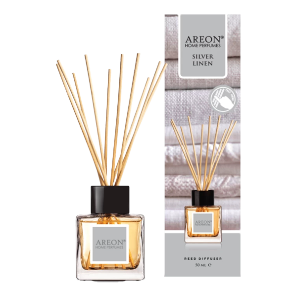 Аромат. возд. AREON HOME PERFUME STICKS Silver Linen 50 мл