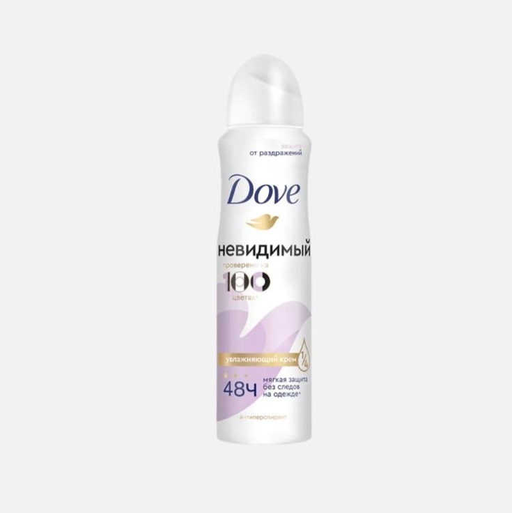 Дезодорант-антиперспирант женский DOVE  НЕВИДИМЫЙ, 150 мл.