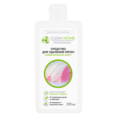 CLEAN HOME Средство для удаления пятен быстрое решение 250мл