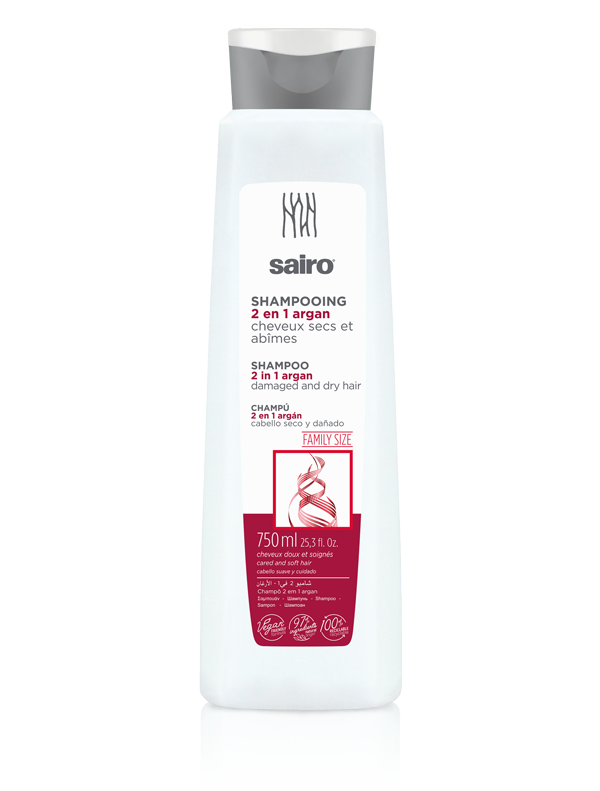 SAIRO Шампунь 2 в 1 Аргана / SAIRO SHAMPOO 2 in 1 argan, 750мл