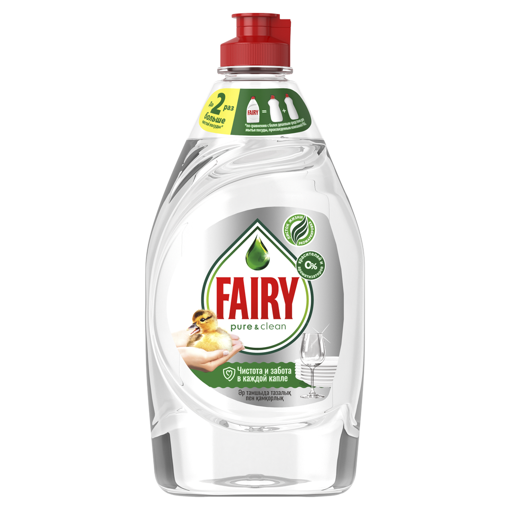 Средство для мытья посуды Fairy Pure&Clean 450 мл