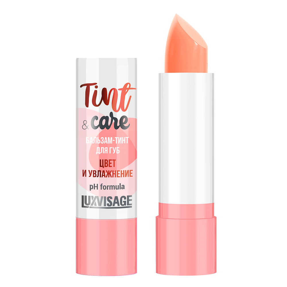 Бальзам-тинт для губ LUXVISAGE Tint & care pH formula цвет и увлажнение 3,9 г 02 тон