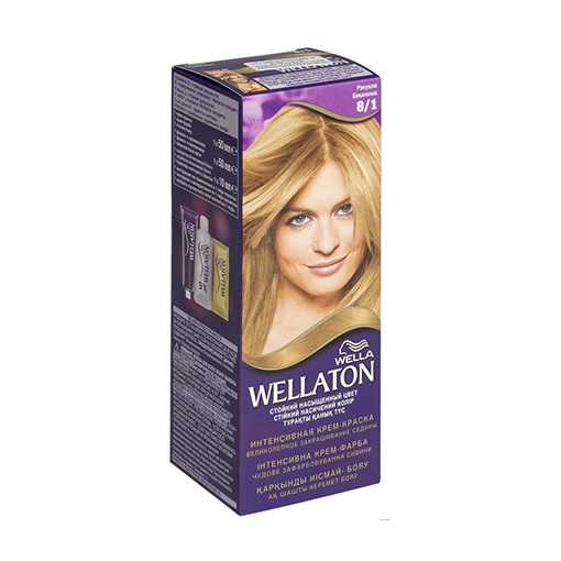 Веллатон / Wellaton Intense - Крем-краска для волос тон 8/1