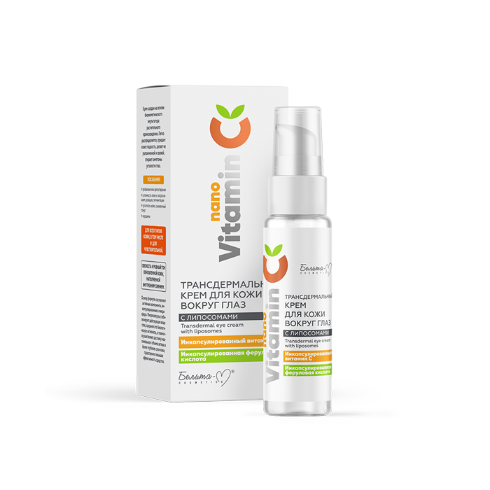 Трансдермальный крем для кожи вокруг глаз с липосомами серии nanoVitamin C 30 г