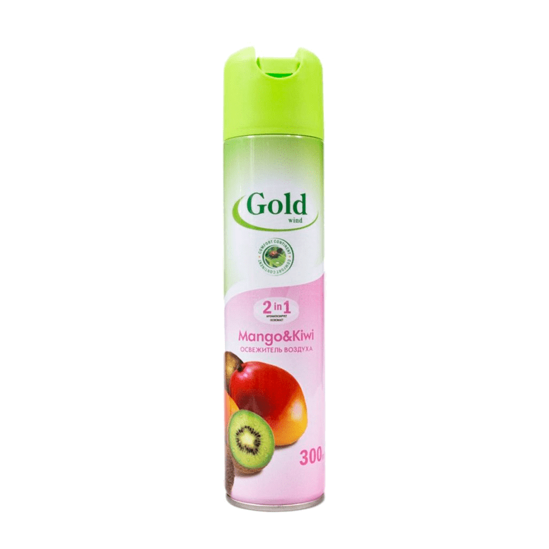 Освежитель воздуха GOLD WIND Mango & Kiwi, 300 мл