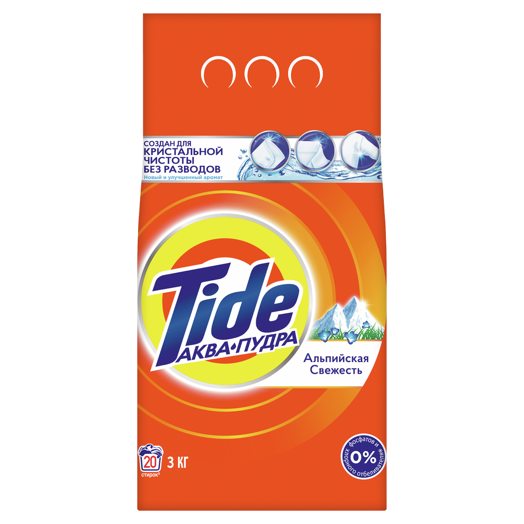 Стиральный порошок Tide Альпийская свежесть 3 кг