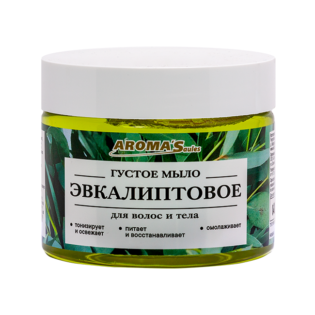 Густое мыло для тела и волос "Эвкалиптовое", 250 мл