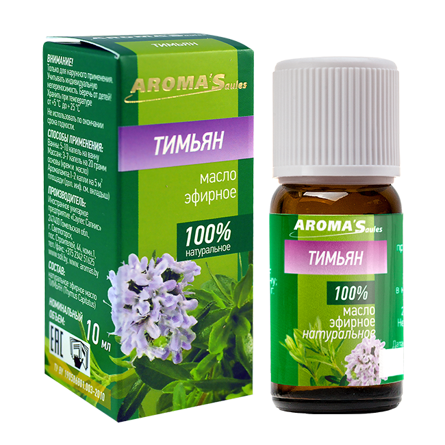 Масло эфирное  Тимьян,  10 мл