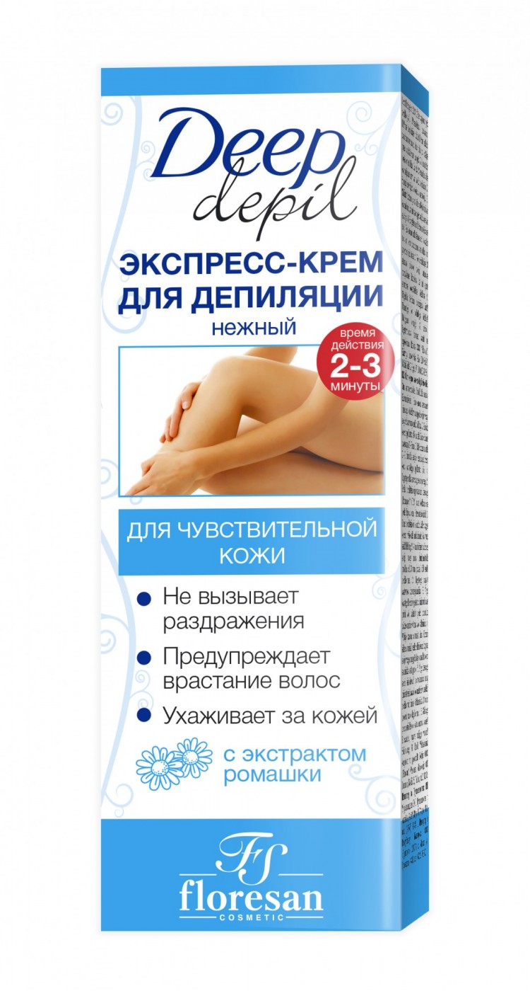 Нежный экспресс-крем для депиляции, 100 мл  