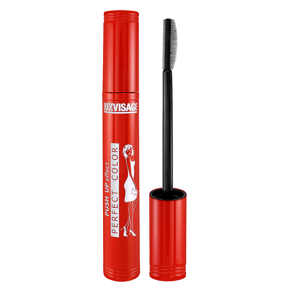 Тушь для ресниц LUXVISAGE Perfect Color 9 г PUSH UP effect
