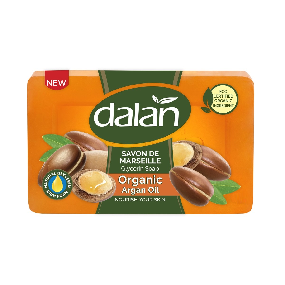 DALAN Organik Мыло глицериновое 100г Аргановое масло