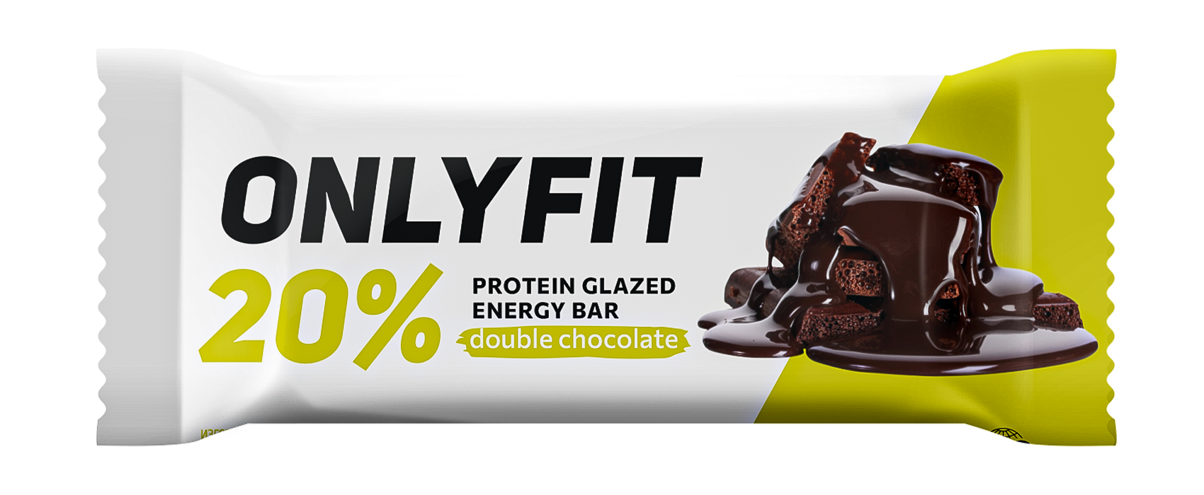 Батончик глазир. "Двойной шоколад, тм Onlyfit, 40г