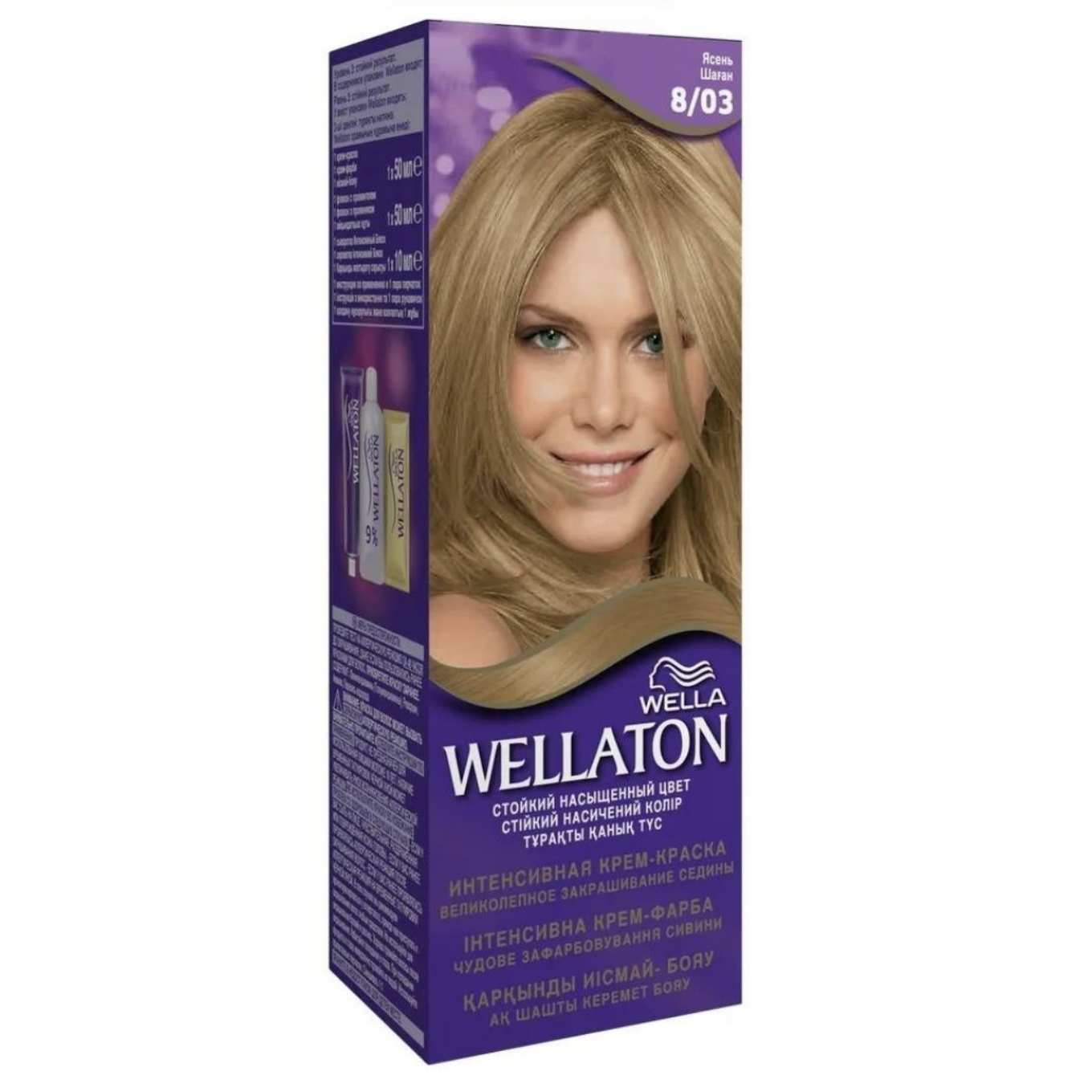 Веллатон / Wellaton Intense - Крем-краска для волос тон 8/03