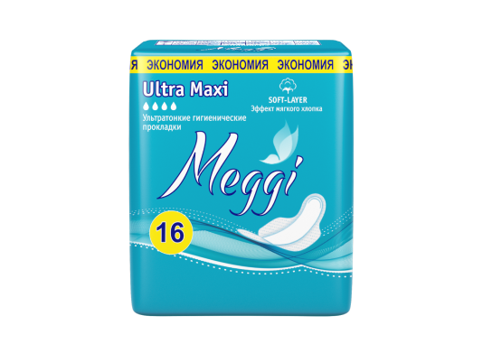 Гиг.прокладки Ultra Maxi  16 Арт.MEG 6016